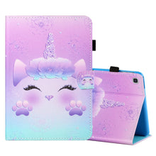 Load image into Gallery viewer, Coloured Drawing Stitching Horizontal Flip Leather Case with Holder &amp; Card Slot, For Samsung Galaxy Tab A7 Lite 8.7 (2021) T220