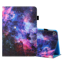 Load image into Gallery viewer, Coloured Drawing Stitching Horizontal Flip Leather Case with Holder &amp; Card Slot, For Samsung Galaxy Tab A7 Lite 8.7 (2021) T220