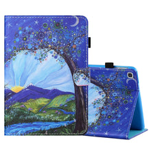 Load image into Gallery viewer, Coloured Drawing Stitching Horizontal Flip Leather Case with Holder &amp; Card Slot, For Samsung Galaxy Tab A7 Lite 8.7 (2021) T220