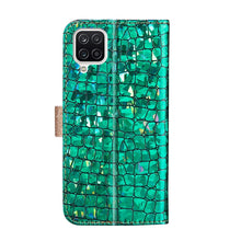 Load image into Gallery viewer, Laser Glitter Powder Matching Crocodile Texture Horizontal Flip Leather Case with Card Slots &amp; Holder &amp; Wallet, For Samsung Galaxy A22 4G, For Samsung Galaxy A22 5G