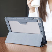 Load image into Gallery viewer, NILLKIN Bumper Horizontal Flip Leather Case with Pen Slot &amp; Holder, For iPad 10.2 2021 / 2020 / 2019