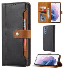 Load image into Gallery viewer, Calf Texture Double Fold Clasp Horizontal Flip Leather Case with Photo Frame &amp; Holder &amp; Card Slots &amp; Wallet, For Samsung Galaxy S21 FE, For Xiaomi Mi 11 Lite, For Xiaomi Mi 11 Pro