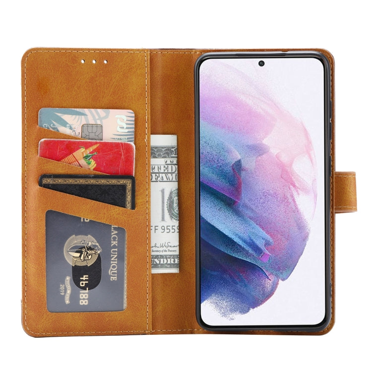 Calf Texture Double Fold Clasp Horizontal Flip Leather Case with Photo Frame & Holder & Card Slots & Wallet, For Samsung Galaxy S21 FE, For Xiaomi Mi 11 Lite, For Xiaomi Mi 11 Pro