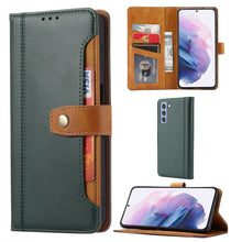 Load image into Gallery viewer, Calf Texture Double Fold Clasp Horizontal Flip Leather Case with Photo Frame &amp; Holder &amp; Card Slots &amp; Wallet, For Samsung Galaxy S21 FE, For Xiaomi Mi 11 Lite, For Xiaomi Mi 11 Pro
