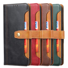 Load image into Gallery viewer, Calf Texture Double Fold Clasp Horizontal Flip Leather Case with Photo Frame &amp; Holder &amp; Card Slots &amp; Wallet, For Samsung Galaxy S21 FE, For Xiaomi Mi 11 Lite, For Xiaomi Mi 11 Pro