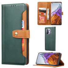 Load image into Gallery viewer, Calf Texture Double Fold Clasp Horizontal Flip Leather Case with Photo Frame &amp; Holder &amp; Card Slots &amp; Wallet, For Samsung Galaxy S21 FE, For Xiaomi Mi 11 Lite, For Xiaomi Mi 11 Pro