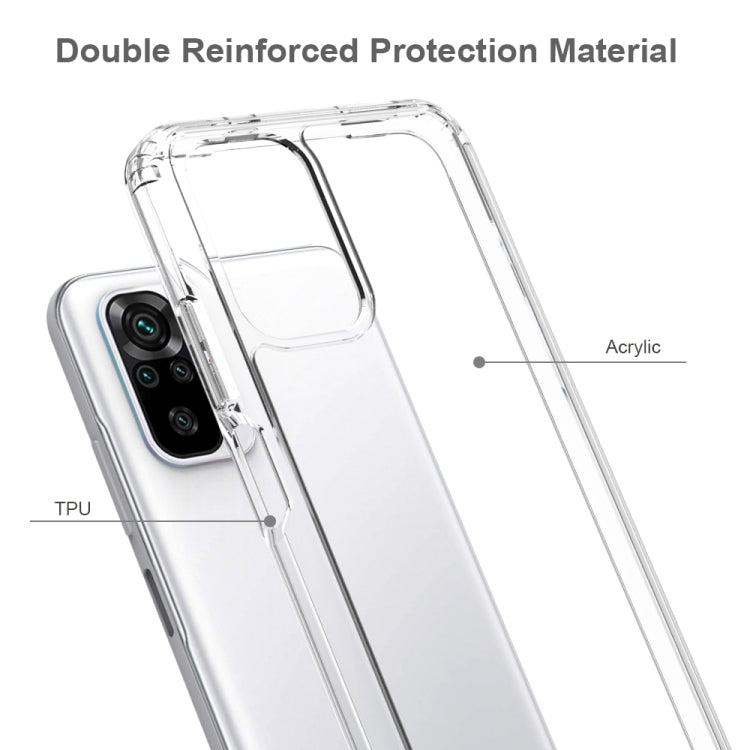 Shockproof Scratchproof TPU + Acrylic Protective Case, For Xiaomi Redmi Note 10, For Xiaomi Redmi Note 10 Pro, For Xiaomi Mi 11