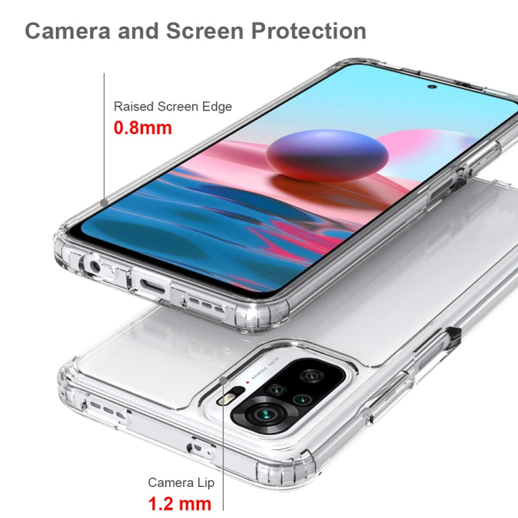 Shockproof Scratchproof TPU + Acrylic Protective Case, For Xiaomi Redmi Note 10, For Xiaomi Redmi Note 10 Pro, For Xiaomi Mi 11