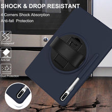 Load image into Gallery viewer, 360 Degree Rotation PC + TPU Protective Case with Holder &amp; Hand-strap &amp; Pen Slot, For Samsung Galaxy Tab S8+ / Tab S8 Plus /  Tab S7 FE / Tab S7+ SM-T970