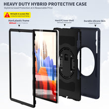 Load image into Gallery viewer, 360 Degree Rotation PC + TPU Protective Case with Holder &amp; Hand-strap &amp; Pen Slot, For Samsung Galaxy Tab S8+ / Tab S8 Plus /  Tab S7 FE / Tab S7+ SM-T970