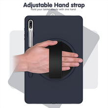 Load image into Gallery viewer, 360 Degree Rotation PC + TPU Protective Case with Holder &amp; Hand-strap &amp; Pen Slot, For Samsung Galaxy Tab S8+ / Tab S8 Plus /  Tab S7 FE / Tab S7+ SM-T970