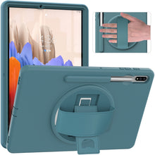 Load image into Gallery viewer, 360 Degree Rotation PC + TPU Protective Case with Holder &amp; Hand-strap &amp; Pen Slot, For Samsung Galaxy Tab S8+ / Tab S8 Plus /  Tab S7 FE / Tab S7+ SM-T970