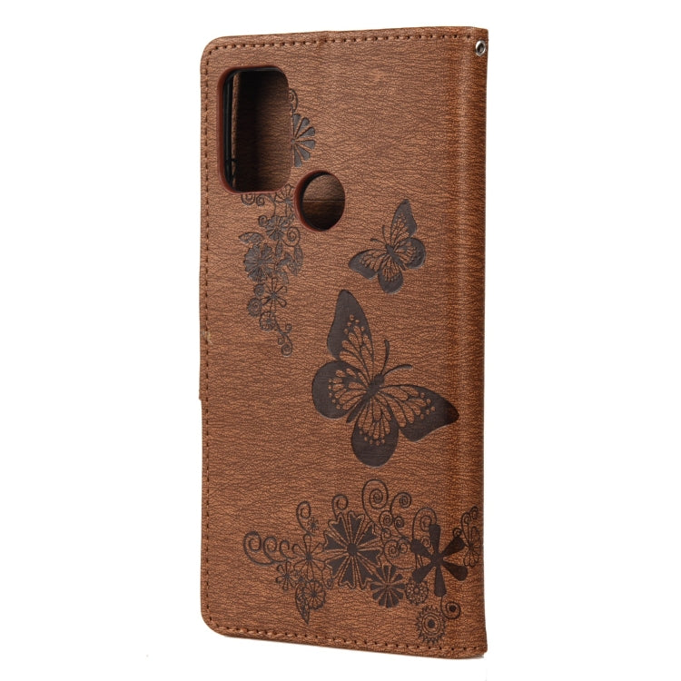 Butterflies Embossing Horizontal Flip Leather Case with Holder & Card Slots & Wallet, For Motorola Moto G30, For Nokia 5.4, For Xiaomi Redmi Note 10 Pro, For Xiaomi Redmi Note 10 5G, For Xiaomi Redmi Note 10, For Xiaomi Poco F3