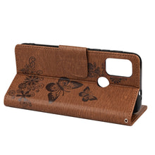 Load image into Gallery viewer, Butterflies Embossing Horizontal Flip Leather Case with Holder &amp; Card Slots &amp; Wallet, For Motorola Moto G30, For Nokia 5.4, For Xiaomi Redmi Note 10 Pro, For Xiaomi Redmi Note 10 5G, For Xiaomi Redmi Note 10, For Xiaomi Poco F3