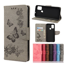 Load image into Gallery viewer, Butterflies Embossing Horizontal Flip Leather Case with Holder &amp; Card Slots &amp; Wallet, For Motorola Moto G30, For Nokia 5.4, For Xiaomi Redmi Note 10 Pro, For Xiaomi Redmi Note 10 5G, For Xiaomi Redmi Note 10, For Xiaomi Poco F3