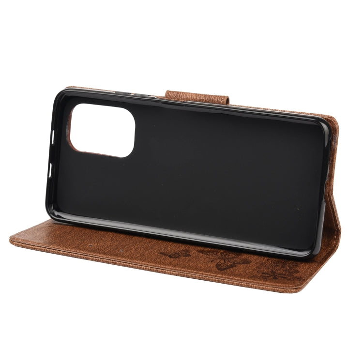 Butterflies Embossing Horizontal Flip Leather Case with Holder & Card Slots & Wallet, For Xiaomi Redmi Note 10S
