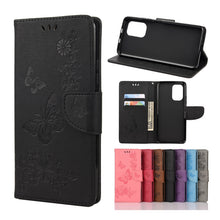 Load image into Gallery viewer, Butterflies Embossing Horizontal Flip Leather Case with Holder &amp; Card Slots &amp; Wallet, For Xiaomi Redmi Note 10S