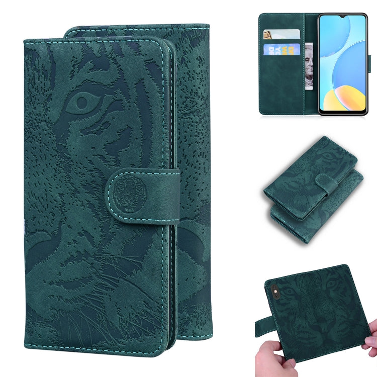 Tiger Embossing Pattern Horizontal Flip Leather Case with Holder & Card Slots & Wallet, For OPPO A15 / A15S, For OPPO A55 5G / A54 4G, For OPPO Realme V11 5G, For OPPO A74 4G / F19 4G, For OPPO A92S / Reno4 Z 5G, For OPPO A94 4G / F19 Pro              ...