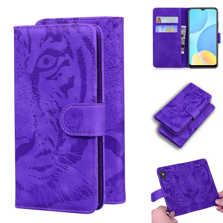 Tiger Embossing Pattern Horizontal Flip Leather Case with Holder & Card Slots & Wallet, For OPPO A15 / A15S, For OPPO A55 5G / A54 4G, For OPPO Realme V11 5G, For OPPO A74 4G / F19 4G, For OPPO A92S / Reno4 Z 5G, For OPPO A94 4G / F19 Pro              ...