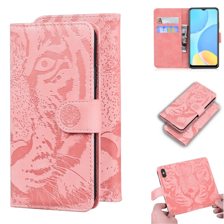 Tiger Embossing Pattern Horizontal Flip Leather Case with Holder & Card Slots & Wallet, For OPPO A15 / A15S, For OPPO A55 5G / A54 4G, For OPPO Realme V11 5G, For OPPO A74 4G / F19 4G, For OPPO A92S / Reno4 Z 5G, For OPPO A94 4G / F19 Pro              ...