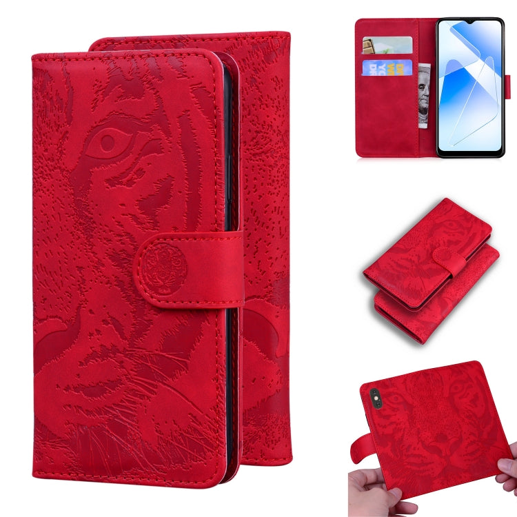 Tiger Embossing Pattern Horizontal Flip Leather Case with Holder & Card Slots & Wallet, For OPPO A15 / A15S, For OPPO A55 5G / A54 4G, For OPPO Realme V11 5G, For OPPO A74 4G / F19 4G, For OPPO A92S / Reno4 Z 5G, For OPPO A94 4G / F19 Pro              ...
