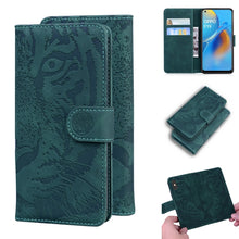 Load image into Gallery viewer, Tiger Embossing Pattern Horizontal Flip Leather Case with Holder &amp; Card Slots &amp; Wallet, For OPPO A15 / A15S, For OPPO A55 5G / A54 4G, For OPPO Realme V11 5G, For OPPO A74 4G / F19 4G, For OPPO A92S / Reno4 Z 5G, For OPPO A94 4G / F19 Pro              ...