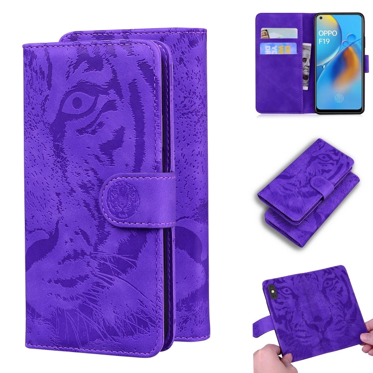 Tiger Embossing Pattern Horizontal Flip Leather Case with Holder & Card Slots & Wallet, For OPPO A15 / A15S, For OPPO A55 5G / A54 4G, For OPPO Realme V11 5G, For OPPO A74 4G / F19 4G, For OPPO A92S / Reno4 Z 5G, For OPPO A94 4G / F19 Pro              ...