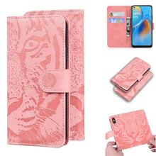 Load image into Gallery viewer, Tiger Embossing Pattern Horizontal Flip Leather Case with Holder &amp; Card Slots &amp; Wallet, For OPPO A15 / A15S, For OPPO A55 5G / A54 4G, For OPPO Realme V11 5G, For OPPO A74 4G / F19 4G, For OPPO A92S / Reno4 Z 5G, For OPPO A94 4G / F19 Pro              ...
