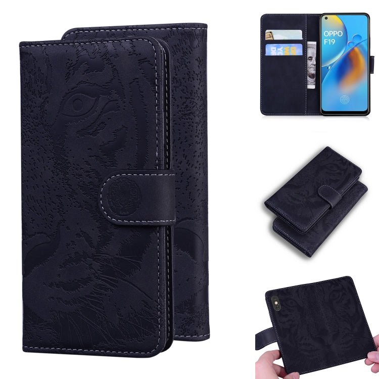Tiger Embossing Pattern Horizontal Flip Leather Case with Holder & Card Slots & Wallet, For OPPO A15 / A15S, For OPPO A55 5G / A54 4G, For OPPO Realme V11 5G, For OPPO A74 4G / F19 4G, For OPPO A92S / Reno4 Z 5G, For OPPO A94 4G / F19 Pro              ...