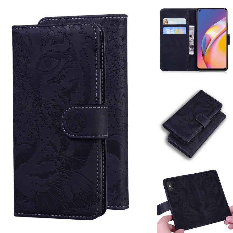 Tiger Embossing Pattern Horizontal Flip Leather Case with Holder & Card Slots & Wallet, For OPPO A15 / A15S, For OPPO A55 5G / A54 4G, For OPPO Realme V11 5G, For OPPO A74 4G / F19 4G, For OPPO A92S / Reno4 Z 5G, For OPPO A94 4G / F19 Pro              ...