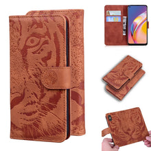 Load image into Gallery viewer, Tiger Embossing Pattern Horizontal Flip Leather Case with Holder &amp; Card Slots &amp; Wallet, For OPPO A15 / A15S, For OPPO A55 5G / A54 4G, For OPPO Realme V11 5G, For OPPO A74 4G / F19 4G, For OPPO A92S / Reno4 Z 5G, For OPPO A94 4G / F19 Pro              ...