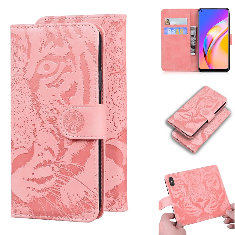 Tiger Embossing Pattern Horizontal Flip Leather Case with Holder & Card Slots & Wallet, For OPPO A15 / A15S, For OPPO A55 5G / A54 4G, For OPPO Realme V11 5G, For OPPO A74 4G / F19 4G, For OPPO A92S / Reno4 Z 5G, For OPPO A94 4G / F19 Pro              ...