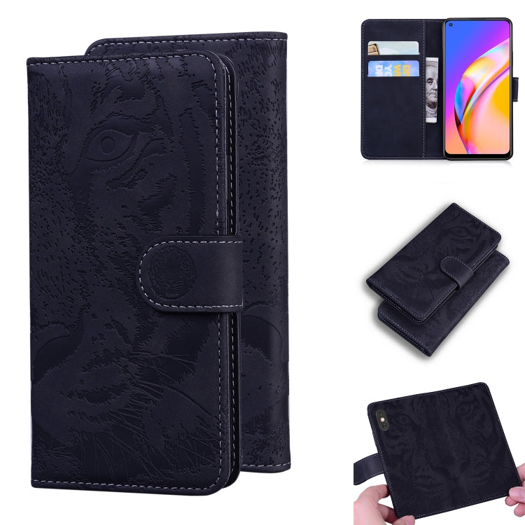 Tiger Embossing Pattern Horizontal Flip Leather Case with Holder & Card Slots & Wallet, For OPPO A15 / A15S, For OPPO A55 5G / A54 4G, For OPPO Realme V11 5G, For OPPO A74 4G / F19 4G, For OPPO A92S / Reno4 Z 5G, For OPPO A94 4G / F19 Pro              ...