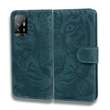 Load image into Gallery viewer, Tiger Embossing Pattern Horizontal Flip Leather Case with Holder &amp; Card Slots &amp; Wallet, For OPPO Reno5 Z, For OPPO Find X3 Neo / Reno5 Pro+ 5G, For OPPO Realme 8 / Realme 8 Pro, For OPPO Realme C20, For OPPO Realme C21, For OPPO Realme Narzo 30 Pro 5G ...