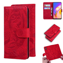 Load image into Gallery viewer, Tiger Embossing Pattern Horizontal Flip Leather Case with Holder &amp; Card Slots &amp; Wallet, For OPPO Reno5 Z, For OPPO Find X3 Neo / Reno5 Pro+ 5G, For OPPO Realme 8 / Realme 8 Pro, For OPPO Realme C20, For OPPO Realme C21, For OPPO Realme Narzo 30 Pro 5G ...