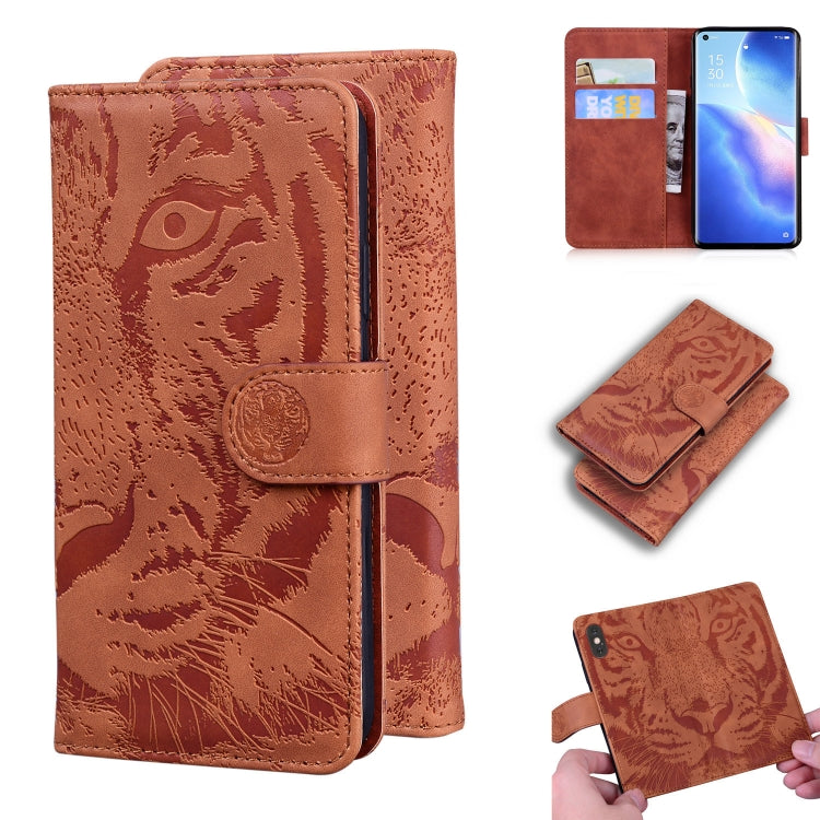 Tiger Embossing Pattern Horizontal Flip Leather Case with Holder & Card Slots & Wallet, For OPPO Reno5 Z, For OPPO Find X3 Neo / Reno5 Pro+ 5G, For OPPO Realme 8 / Realme 8 Pro, For OPPO Realme C20, For OPPO Realme C21, For OPPO Realme Narzo 30 Pro 5G ...