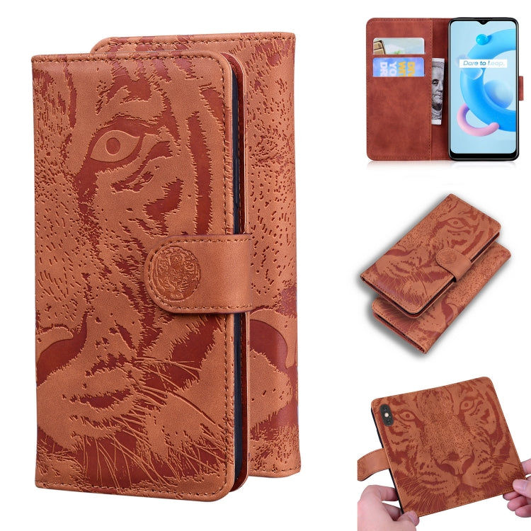 Tiger Embossing Pattern Horizontal Flip Leather Case with Holder & Card Slots & Wallet, For OPPO Reno5 Z, For OPPO Find X3 Neo / Reno5 Pro+ 5G, For OPPO Realme 8 / Realme 8 Pro, For OPPO Realme C20, For OPPO Realme C21, For OPPO Realme Narzo 30 Pro 5G ...