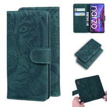 Load image into Gallery viewer, Tiger Embossing Pattern Horizontal Flip Leather Case with Holder &amp; Card Slots &amp; Wallet, For OPPO Reno5 Z, For OPPO Find X3 Neo / Reno5 Pro+ 5G, For OPPO Realme 8 / Realme 8 Pro, For OPPO Realme C20, For OPPO Realme C21, For OPPO Realme Narzo 30 Pro 5G ...