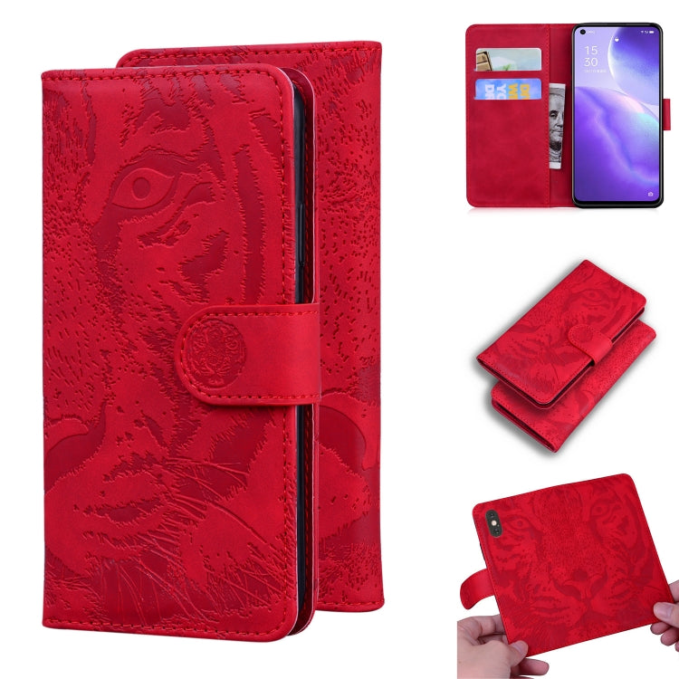 Tiger Embossing Pattern Horizontal Flip Leather Case with Holder & Card Slots & Wallet, For OPPO Realme X7 Pro 5G, For OPPO Reno 5 4G / Reno 5 5G, For OPPO Reno5 K / Find X3 Lite, For OPPO Reno5 Pro 5G, For Xiaomi Redmi K40 / K40 Pro / Poco F3         ...