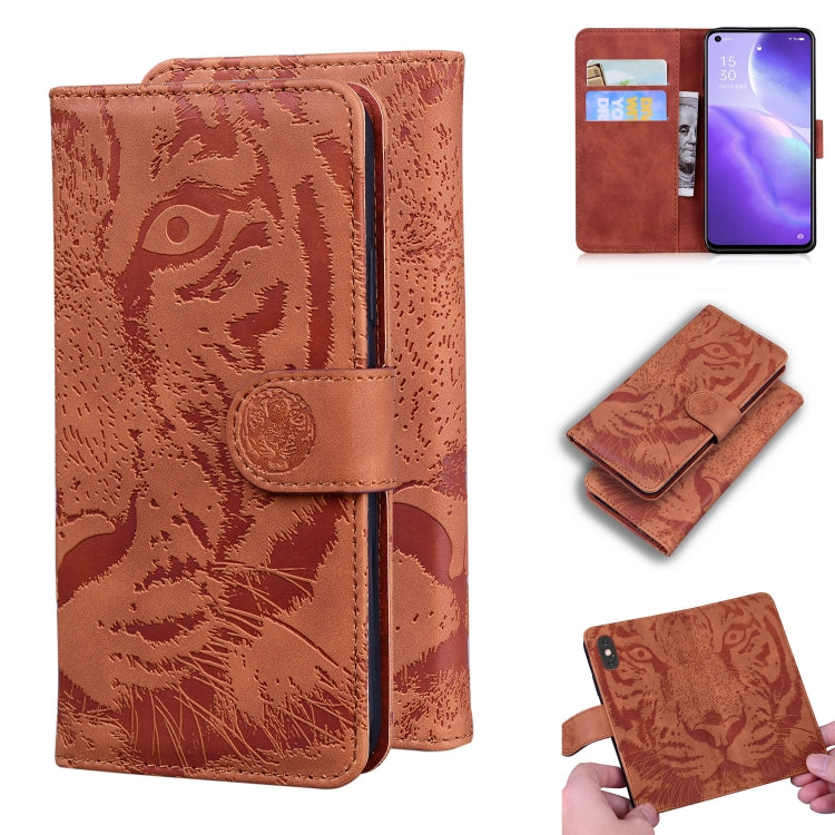 Tiger Embossing Pattern Horizontal Flip Leather Case with Holder & Card Slots & Wallet, For OPPO Realme X7 Pro 5G, For OPPO Reno 5 4G / Reno 5 5G, For OPPO Reno5 K / Find X3 Lite, For OPPO Reno5 Pro 5G, For Xiaomi Redmi K40 / K40 Pro / Poco F3         ...