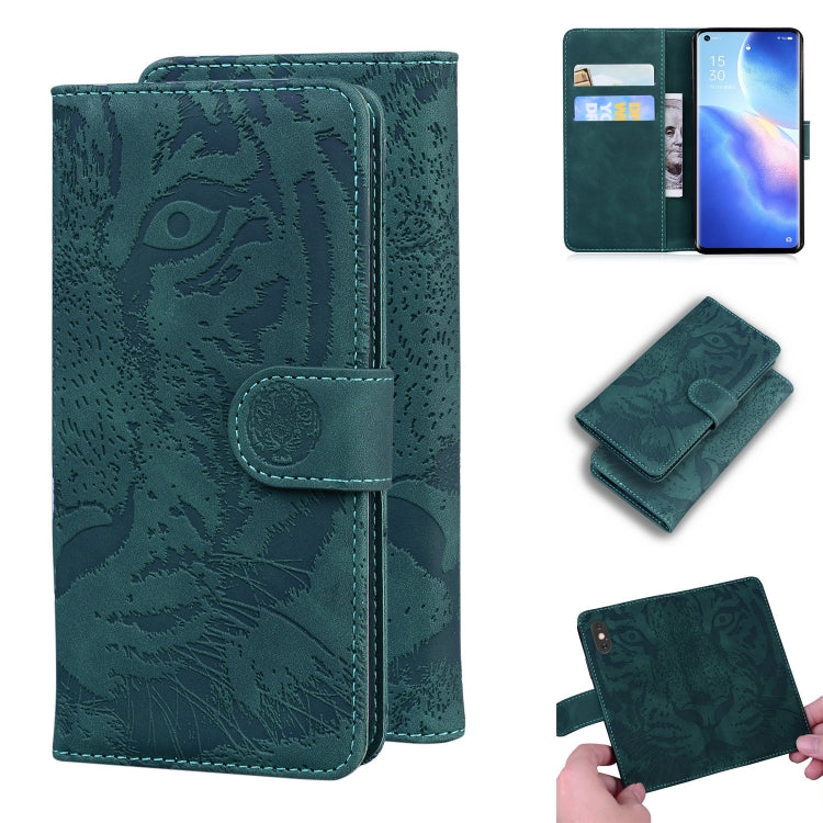 Tiger Embossing Pattern Horizontal Flip Leather Case with Holder & Card Slots & Wallet, For OPPO Realme X7 Pro 5G, For OPPO Reno 5 4G / Reno 5 5G, For OPPO Reno5 K / Find X3 Lite, For OPPO Reno5 Pro 5G, For Xiaomi Redmi K40 / K40 Pro / Poco F3         ...