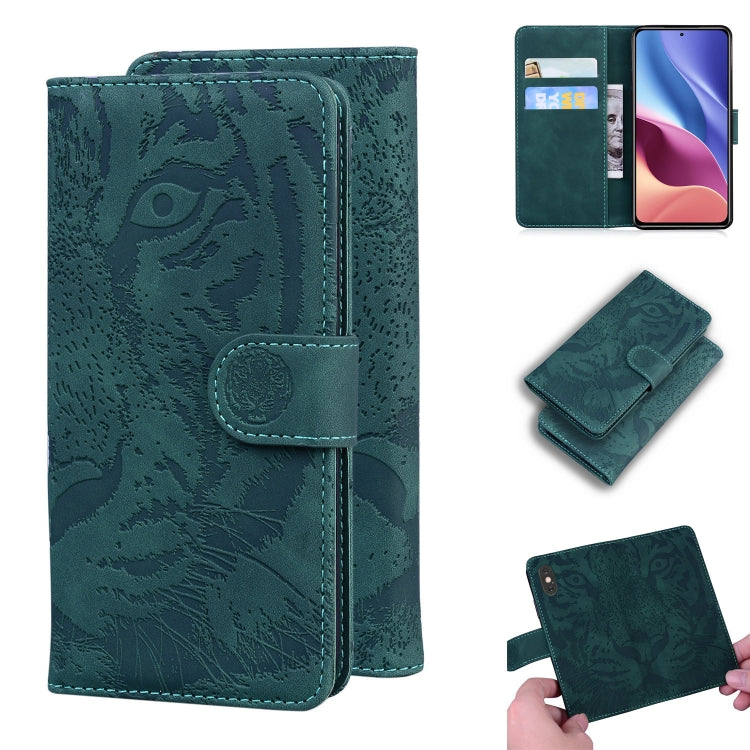 Tiger Embossing Pattern Horizontal Flip Leather Case with Holder & Card Slots & Wallet, For OPPO Realme X7 Pro 5G, For OPPO Reno 5 4G / Reno 5 5G, For OPPO Reno5 K / Find X3 Lite, For OPPO Reno5 Pro 5G, For Xiaomi Redmi K40 / K40 Pro / Poco F3         ...