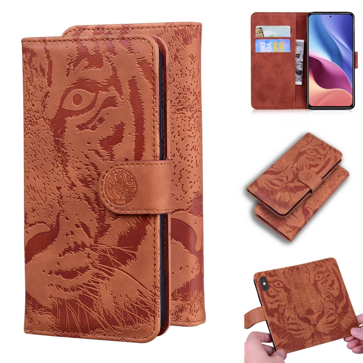 Tiger Embossing Pattern Horizontal Flip Leather Case with Holder & Card Slots & Wallet, For OPPO Realme X7 Pro 5G, For OPPO Reno 5 4G / Reno 5 5G, For OPPO Reno5 K / Find X3 Lite, For OPPO Reno5 Pro 5G, For Xiaomi Redmi K40 / K40 Pro / Poco F3         ...