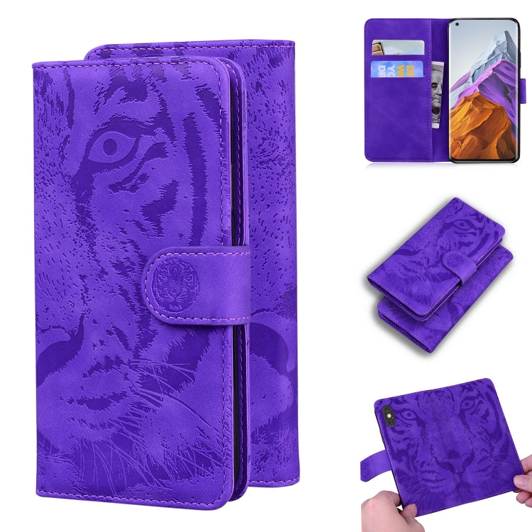 Tiger Embossing Pattern Horizontal Flip Leather Case with Holder & Card Slots & Wallet, For Xiaomi Mi 11 Pro