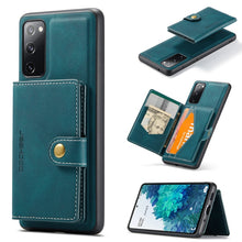 Load image into Gallery viewer, JEEHOOD Retro Magnetic Detachable Protective Case with Wallet &amp; Card Slot &amp; Holder, For Samsung Galaxy A32 5G, For Samsung Galaxy S20 FE, For Samsung Galaxy S20, For Samsung Galaxy S20+, For Samsung Galaxy S20 Ultra 5G, For Samsung Galaxy Note20 Ultra ...