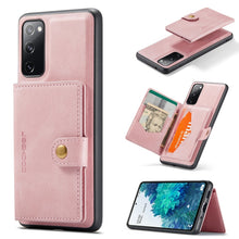 Load image into Gallery viewer, JEEHOOD Retro Magnetic Detachable Protective Case with Wallet &amp; Card Slot &amp; Holder, For Samsung Galaxy A32 5G, For Samsung Galaxy S20 FE, For Samsung Galaxy S20, For Samsung Galaxy S20+, For Samsung Galaxy S20 Ultra 5G, For Samsung Galaxy Note20 Ultra ...
