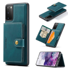 Load image into Gallery viewer, JEEHOOD Retro Magnetic Detachable Protective Case with Wallet &amp; Card Slot &amp; Holder, For Samsung Galaxy A32 5G, For Samsung Galaxy S20 FE, For Samsung Galaxy S20, For Samsung Galaxy S20+, For Samsung Galaxy S20 Ultra 5G, For Samsung Galaxy Note20 Ultra ...