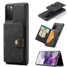 Load image into Gallery viewer, JEEHOOD Retro Magnetic Detachable Protective Case with Wallet &amp; Card Slot &amp; Holder, For Samsung Galaxy A32 5G, For Samsung Galaxy S20 FE, For Samsung Galaxy S20, For Samsung Galaxy S20+, For Samsung Galaxy S20 Ultra 5G, For Samsung Galaxy Note20 Ultra ...