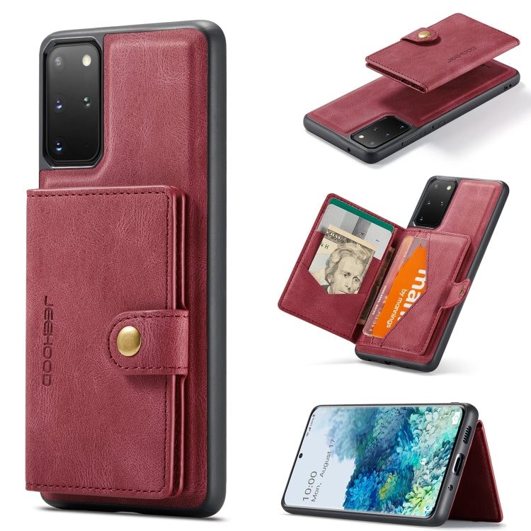 JEEHOOD Retro Magnetic Detachable Protective Case with Wallet & Card Slot & Holder, For Samsung Galaxy A32 5G, For Samsung Galaxy S20 FE, For Samsung Galaxy S20, For Samsung Galaxy S20+, For Samsung Galaxy S20 Ultra 5G, For Samsung Galaxy Note20 Ultra ...