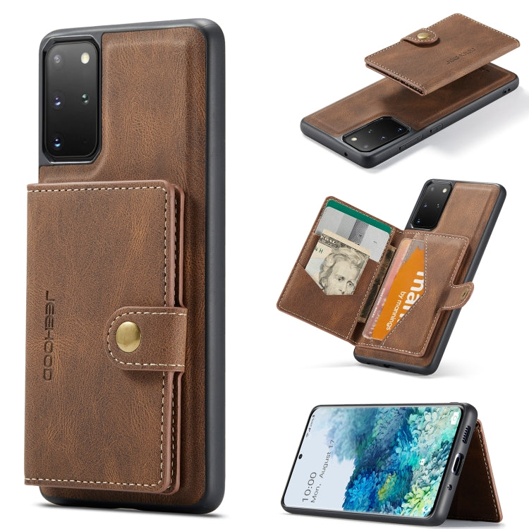 JEEHOOD Retro Magnetic Detachable Protective Case with Wallet & Card Slot & Holder, For Samsung Galaxy A32 5G, For Samsung Galaxy S20 FE, For Samsung Galaxy S20, For Samsung Galaxy S20+, For Samsung Galaxy S20 Ultra 5G, For Samsung Galaxy Note20 Ultra ...